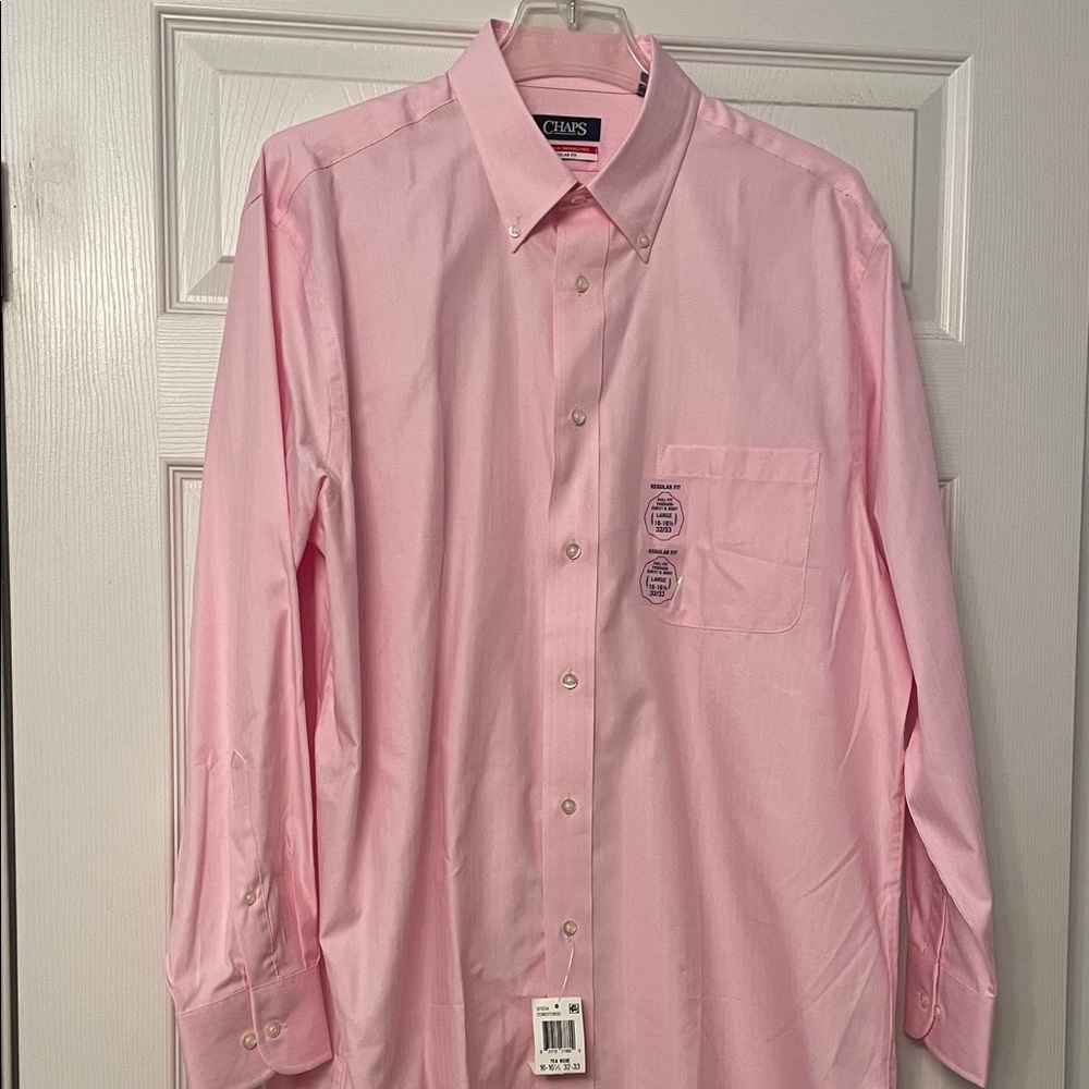 Chaps Men's Light Pink Dress Shirt